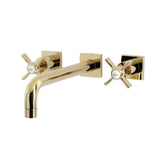 Millennium Two-Handle 3-Hole Wall Mount Roman Tub Faucet