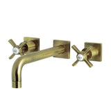 Millennium Two-Handle 3-Hole Wall Mount Roman Tub Faucet