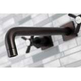 Millennium Two-Handle 3-Hole Wall Mount Roman Tub Faucet