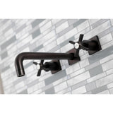 Millennium Two-Handle 3-Hole Wall Mount Roman Tub Faucet