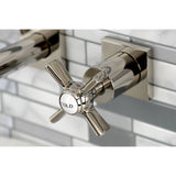 Millennium Two-Handle 3-Hole Wall Mount Roman Tub Faucet