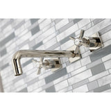 Millennium Two-Handle 3-Hole Wall Mount Roman Tub Faucet