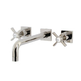 Millennium Two-Handle 3-Hole Wall Mount Roman Tub Faucet