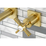 Millennium Two-Handle 3-Hole Wall Mount Roman Tub Faucet