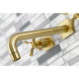 Millennium Two-Handle 3-Hole Wall Mount Roman Tub Faucet