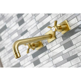 Millennium Two-Handle 3-Hole Wall Mount Roman Tub Faucet