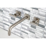 Manhattan Two-Handle 3-Hole Wall Mount Roman Tub Faucet