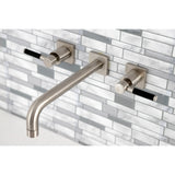 Kaiser Two-Handle 3-Hole Wall Mount Roman Tub Faucet