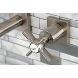 Millennium Two-Handle 3-Hole Wall Mount Roman Tub Faucet