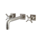 Millennium Two-Handle 3-Hole Wall Mount Roman Tub Faucet