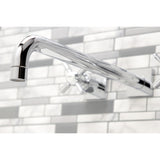 Millennium Two-Handle 3-Hole Wall Mount Roman Tub Faucet