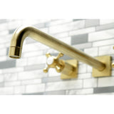 Metropolitan Two-Handle 3-Hole Wall Mount Roman Tub Faucet