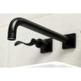 NuWave Two-Handle 3-Hole Wall Mount Roman Tub Faucet