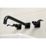 NuWave Two-Handle 3-Hole Wall Mount Roman Tub Faucet