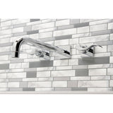 NuWave Two-Handle 3-Hole Wall Mount Roman Tub Faucet