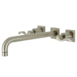 NuWave Two-Handle 3-Hole Wall Mount Roman Tub Faucet