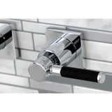 Kaiser Two-Handle 3-Hole Wall Mount Bathroom Faucet