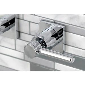 Concord Two-Handle 3-Hole Wall Mount Bathroom Faucet