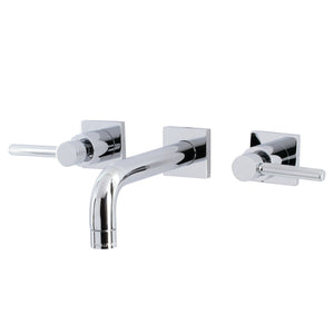 Concord Two-Handle 3-Hole Wall Mount Bathroom Faucet