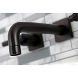 Milano Two-Handle 3-Hole Wall Mount Bathroom Faucet