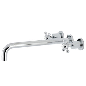 Metropolitan Two-Handle 3-Hole Wall Mount Roman Tub Faucet