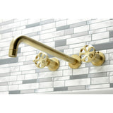 Belknap Two-Handle 3-Hole Wall Mount Roman Tub Faucet