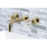 Essex Double-Handle 3-Hole Wall Mount Bathroom Faucet