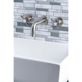 Essex Double-Handle 3-Hole Wall Mount Bathroom Faucet