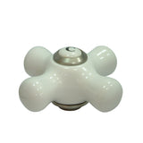 Porcelain Cross Handle (Cold Side)