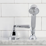 Deck Mount Hand Shower with Diverter for Roman Tub Faucet