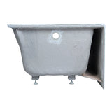 Aqua Eden 48-Inch 3-Wall Alcove Tub with Left Hand Drain Hole